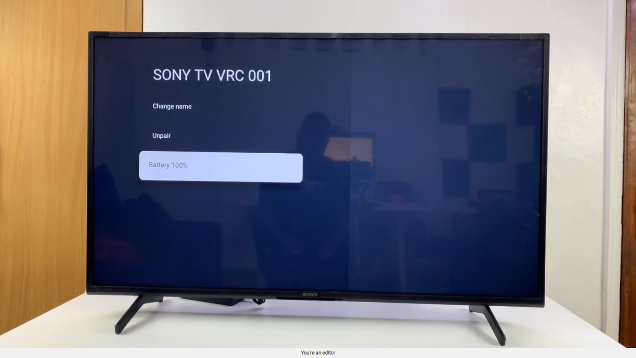  Check Battery Percentage On Sony Smart TV