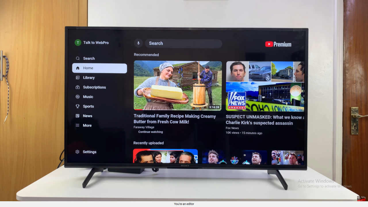 Change Language On YouTube For Smart TV