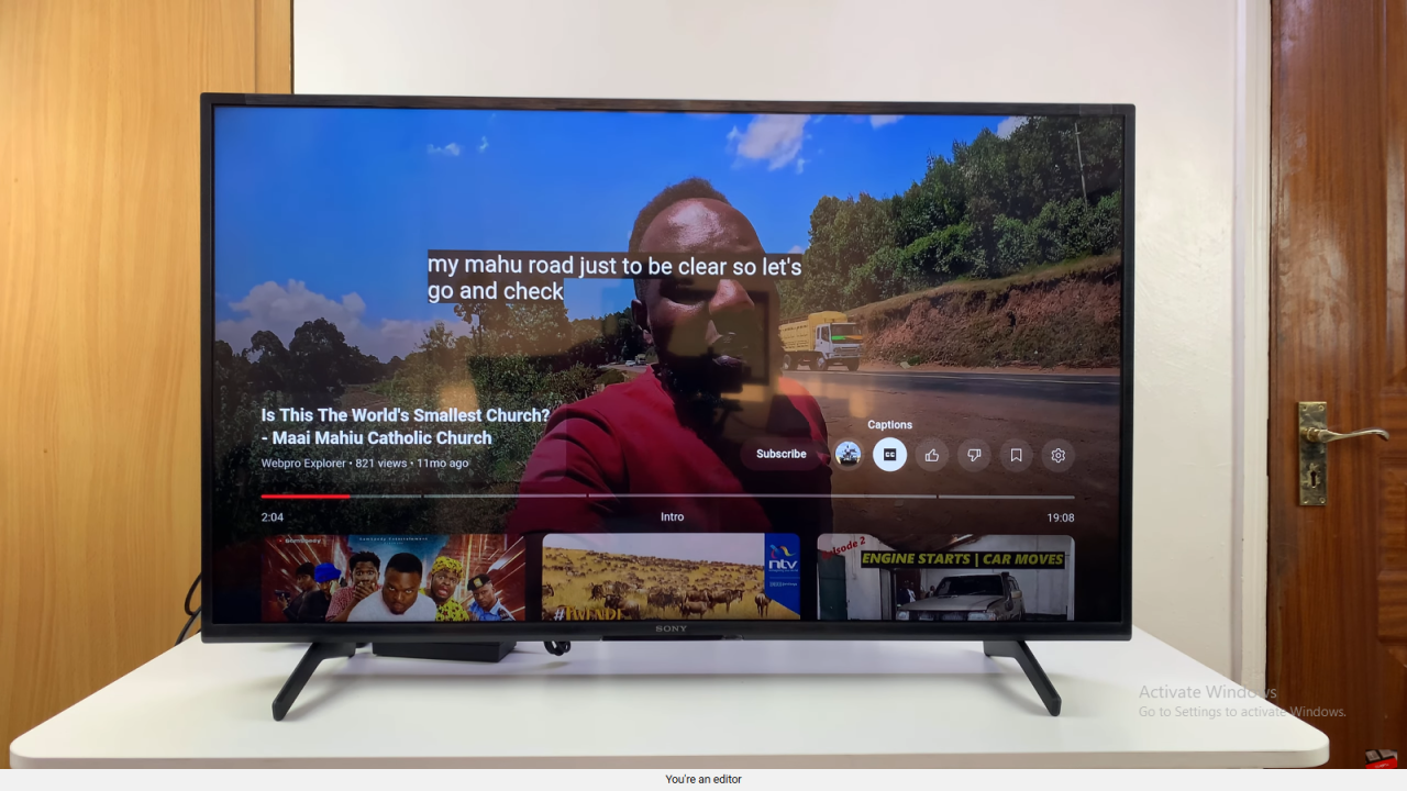 Turn OFF YouTube Video Captions Subtitles On Smart TV