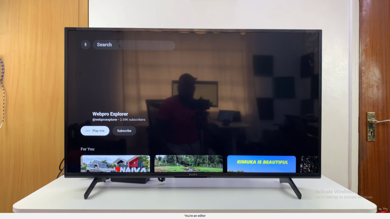 See YouTube Channel Subscriber Count On Smart TV