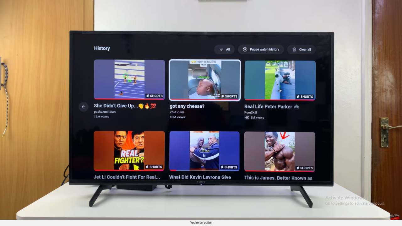 See YouTube Watch History On Smart TV