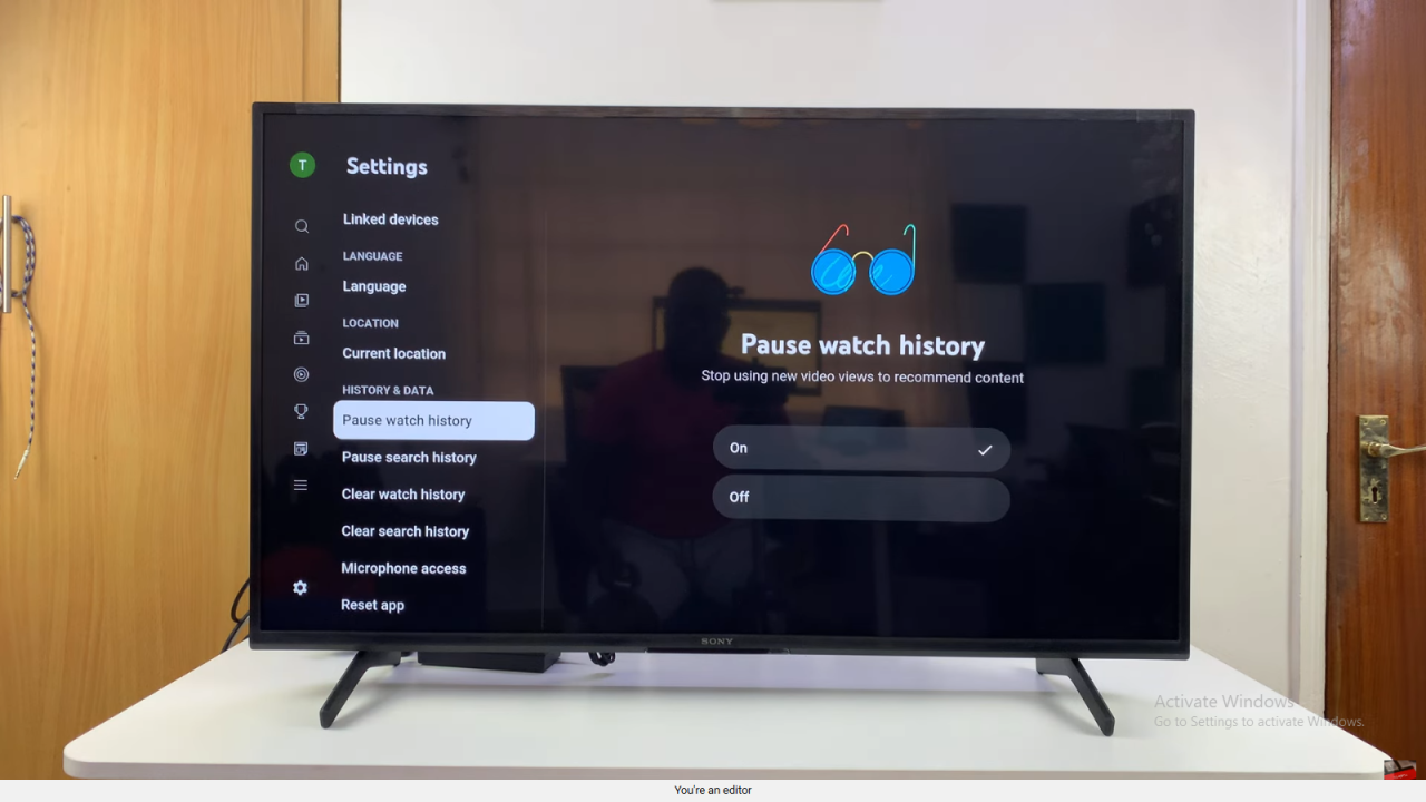 Clear YouTube History On Smart TV