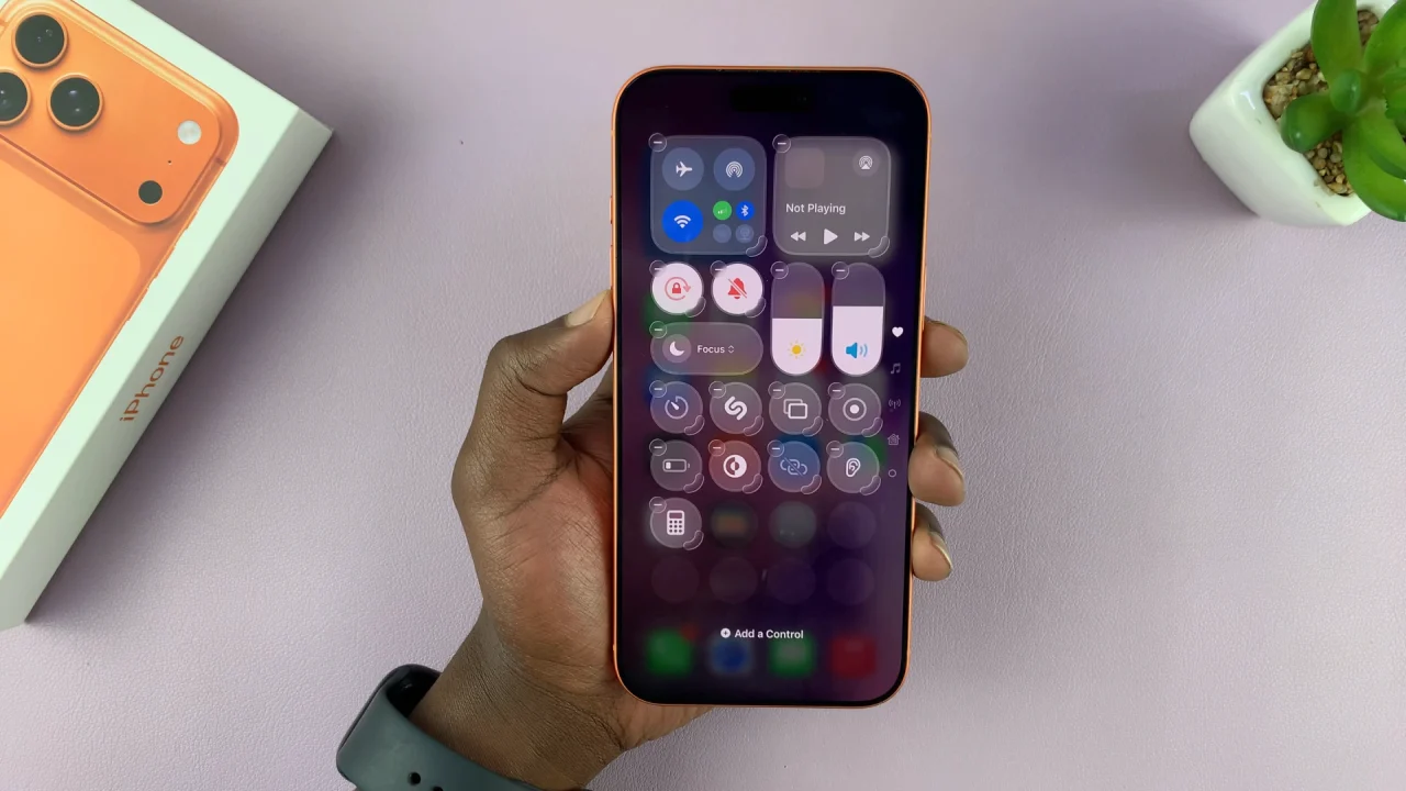 How To Add Controls To Control Center On iPhone 17 Pro