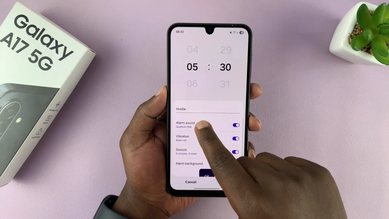 Alarm Sound On Samsung Galaxy A17 5G