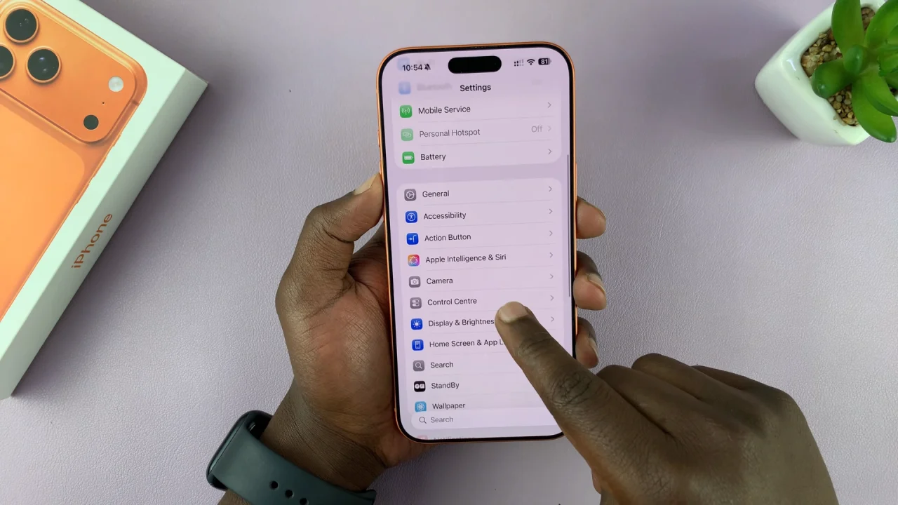 Control Center Settings On iPhone 17 & 17 Pro