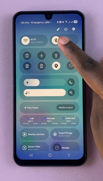 Edit icon On Galaxy A17