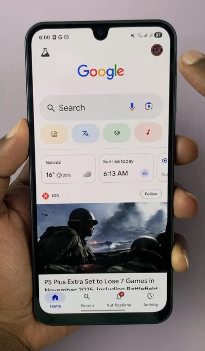 Google App profile