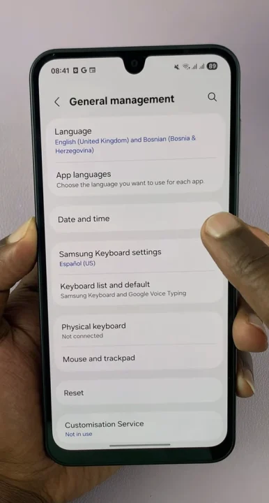 Samsung Keyboard Settings