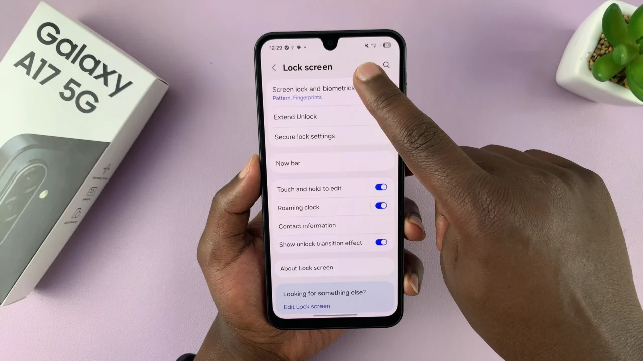 Screen Lock and Biometrics