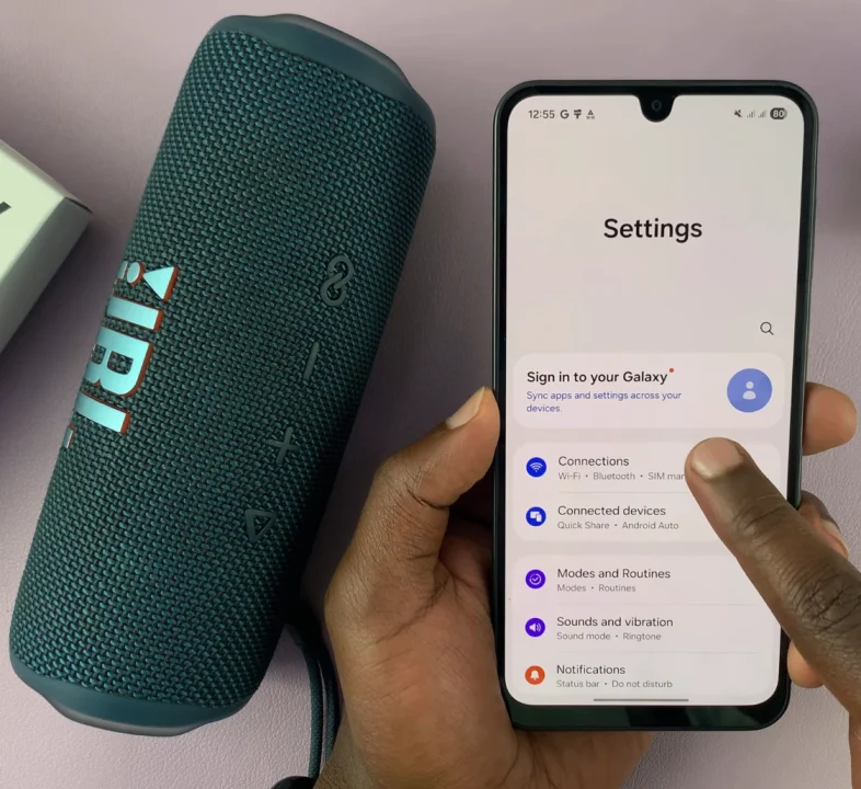 Connections Settings On Samsung Galaxy A17 5G