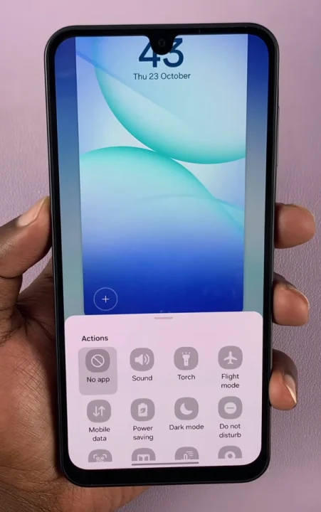 How To Add Lock Screen Shortcuts On Samsung Galaxy A17 5G