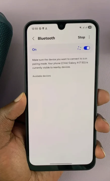 Turn ON Bluetooth On Samsung Galaxy A17 5G