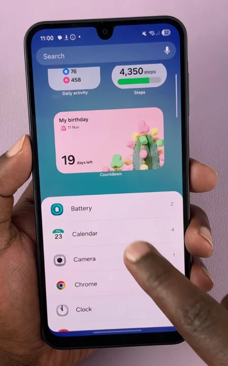 How To Add Calendar Widget To Home Screen On Galaxy A17 5G