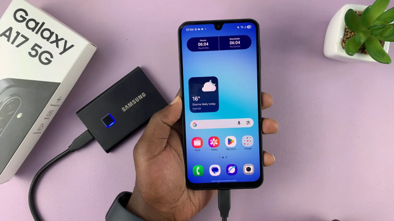 How To Connect External SSD To Samsung Galaxy A17 5G