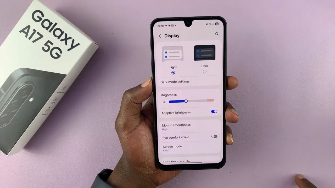 How To Disable Dark Mode On Samsung Galaxy A17 5G