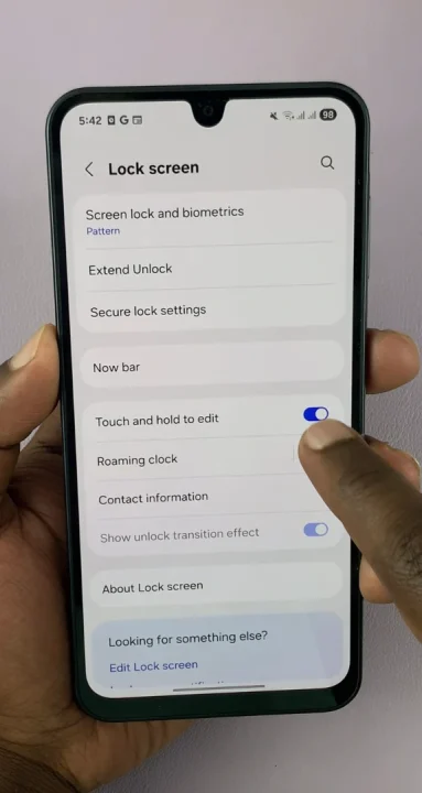 How To Disable Lock Screen Editor On Samsung Galaxy A17 5G