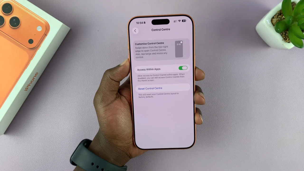 How To Reset Control Center On iPhone 17 & 17 Pro