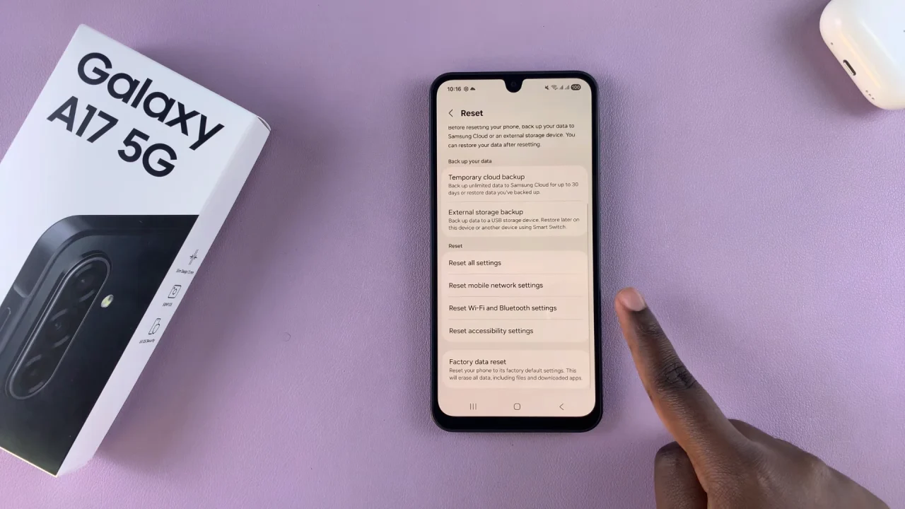 How To Reset Wi-Fi & Bluetooth Settings On Samsung Galaxy A17 5G