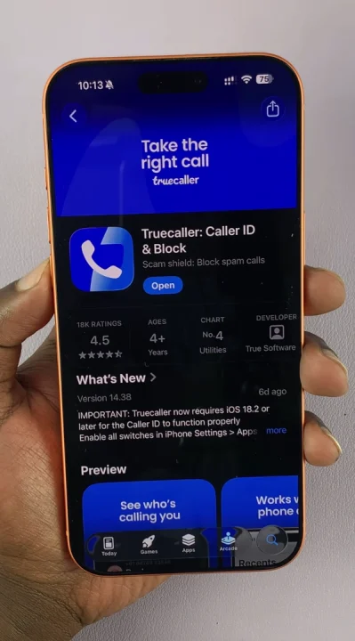 How To Launch Truecaller On iPhone 17 / iPhone 17 Pro