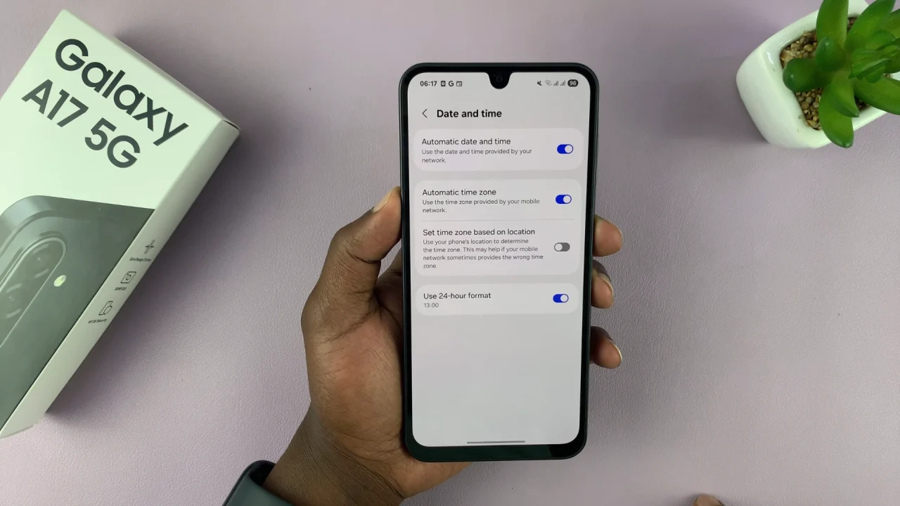 How To Adjust Clock To 24HR Time Format On Galaxy A17 5G