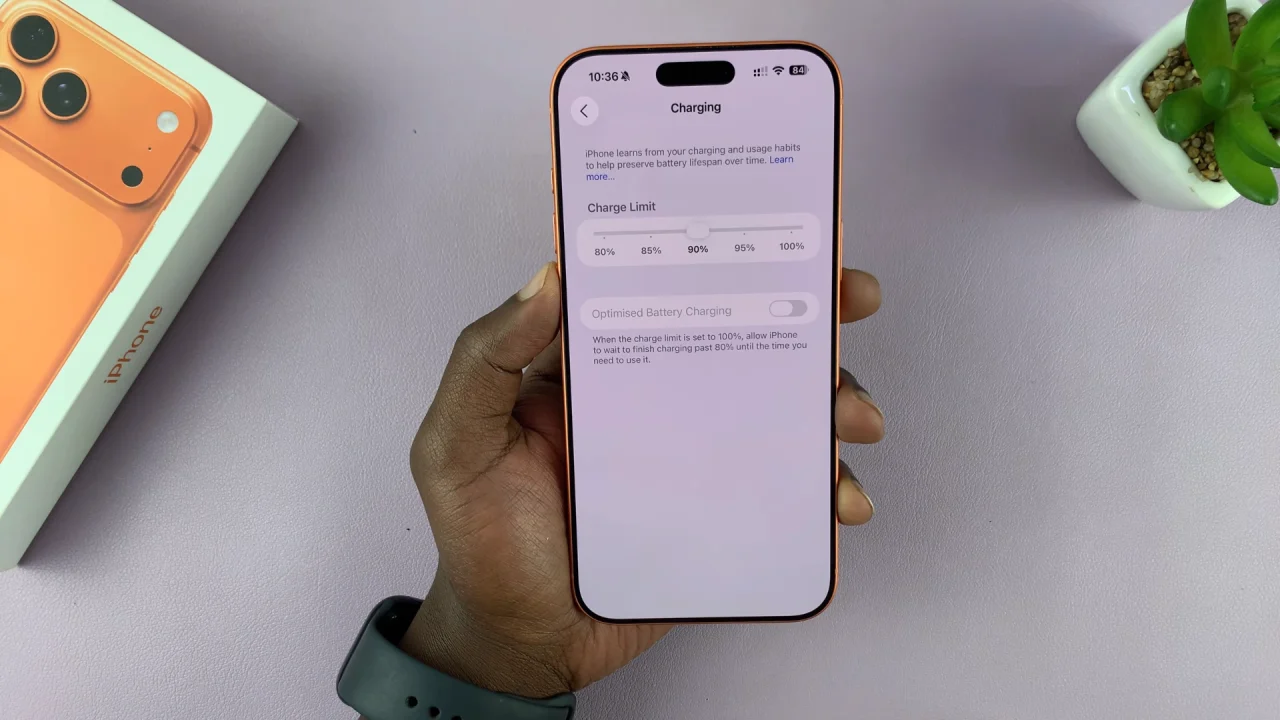 Customize Battery Charge Limit On iPhone 17 & 17 Pro
