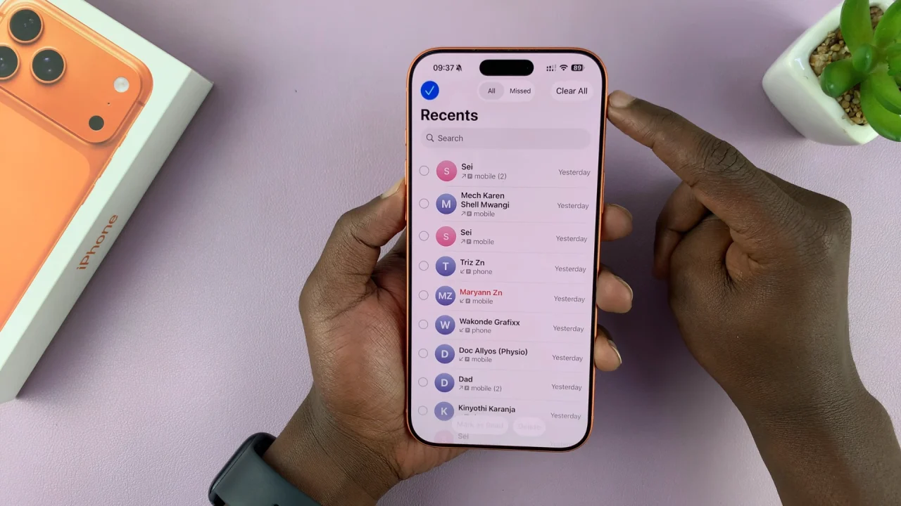 How To Clear Recent Call History On iPhone 17 & 17 Pro