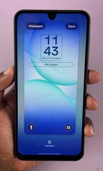 Add Lock Screen Shortcuts On Samsung Galaxy A17 5G