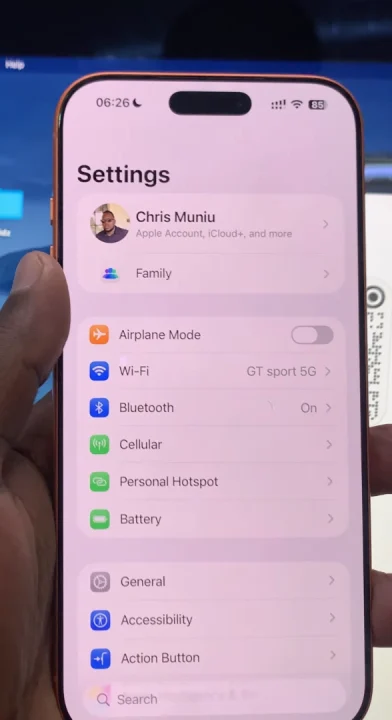 Wi-Fi Settings On iPhone 17