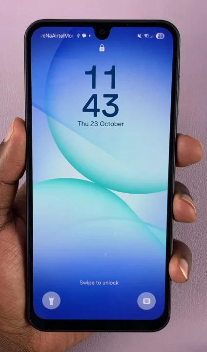 Lock Screen Shortcuts On Samsung Galaxy A17 5G