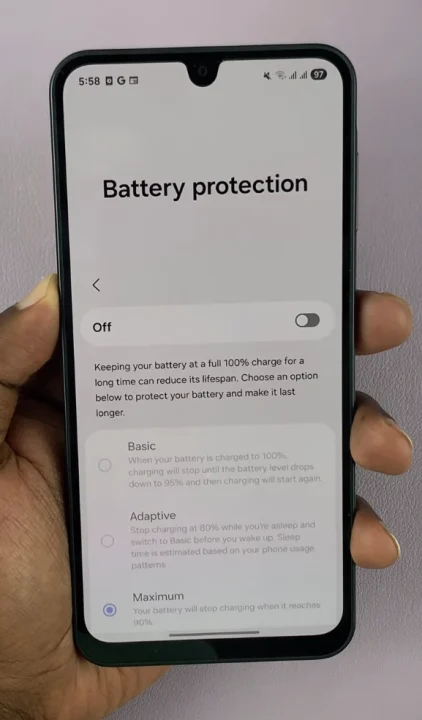 Fix Samsung Galaxy A17 5G Not Charging To 100%