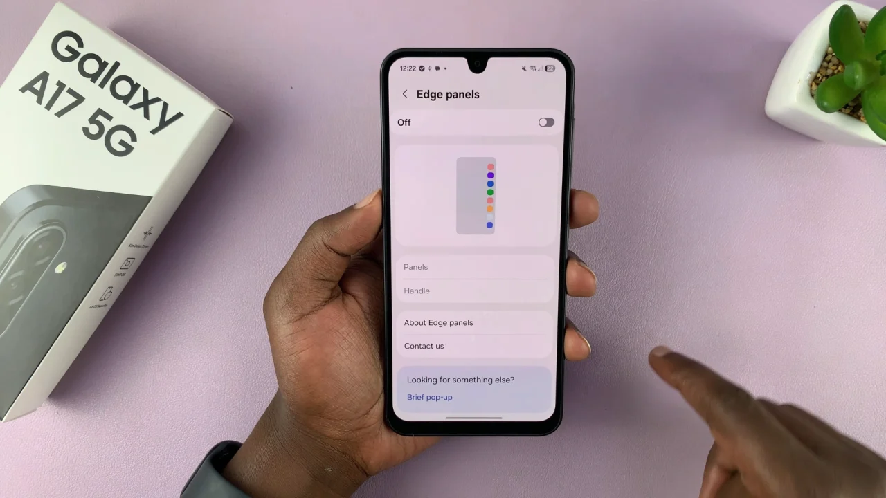 How To Disable Edge Panels On Galaxy A17 5G