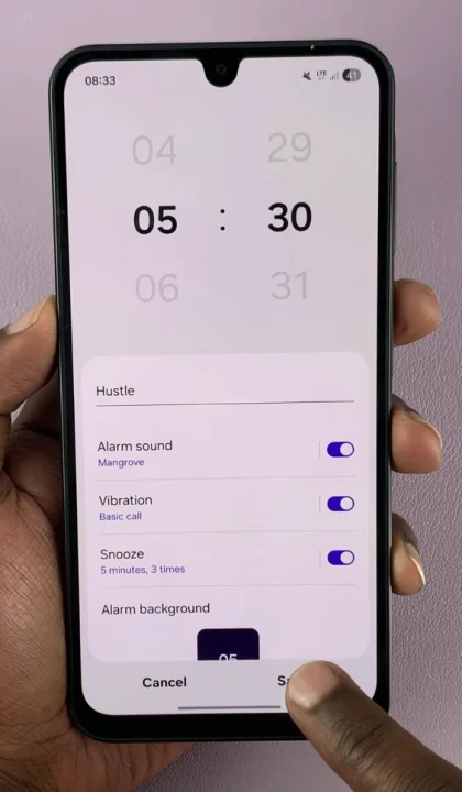 Change Alarm Sound On Samsung Galaxy A17 5G