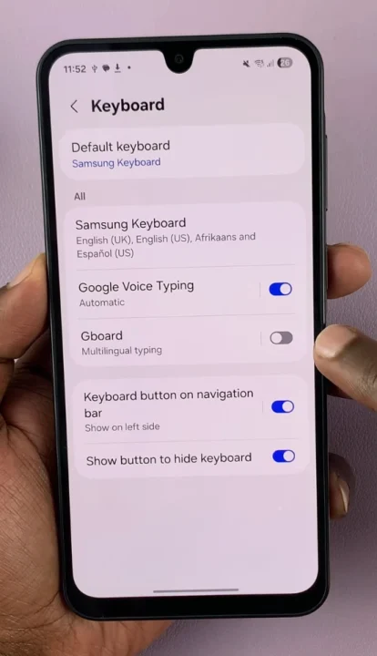 Enable Gboard On Samsung Galaxy A17 5G