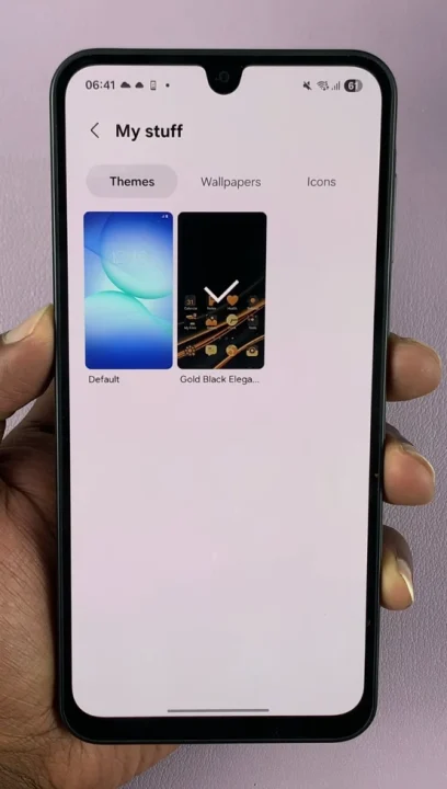 Revert To Default Theme On Samsung Galaxy A17 5G