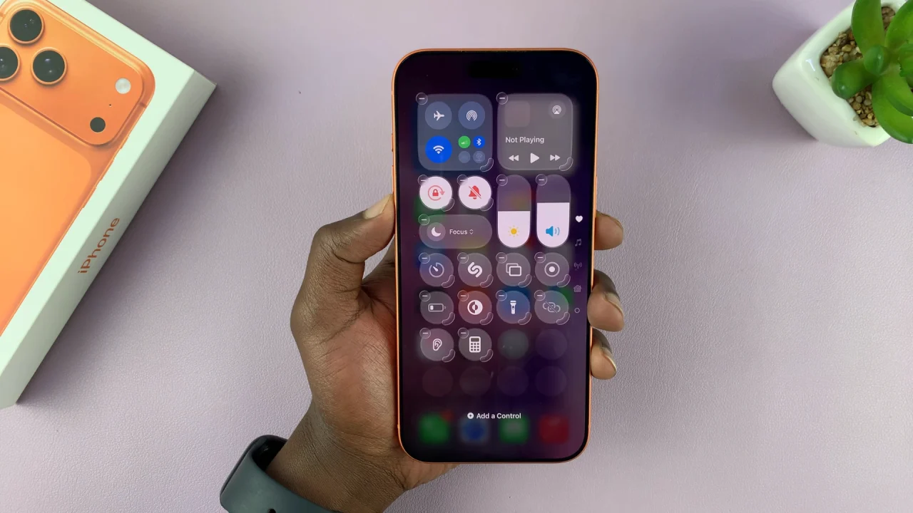 How To Remove Flashlight From Control Center On iPhone 17 Pro