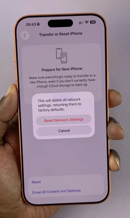 How To Reset Network Settings On iPhone 17 & 17 Pro