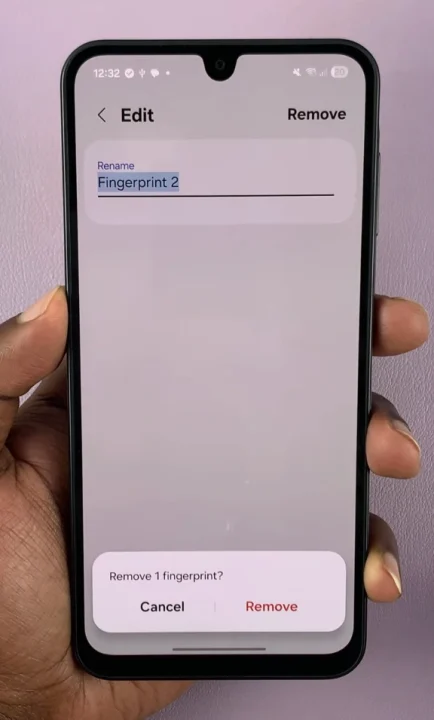 How To Remove Fingerprint On Galaxy A17 5G