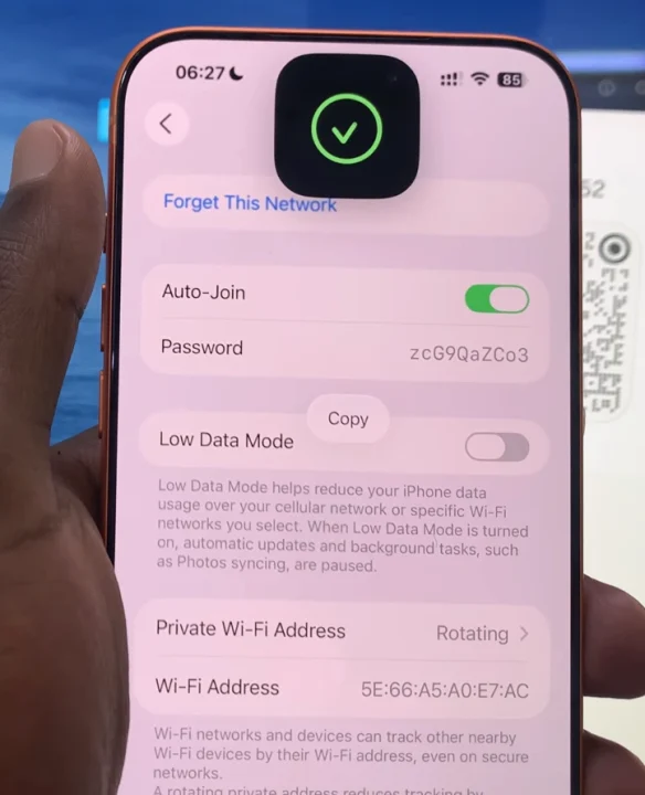 How To Extract Wi-Fi Password From QR Code On iPhone 17 & 17 Pro