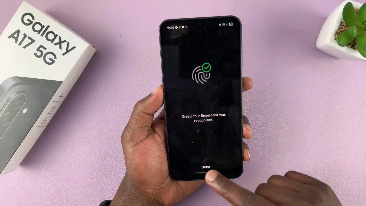 How To Add Another Person's Fingerprint On Galaxy A17 5G