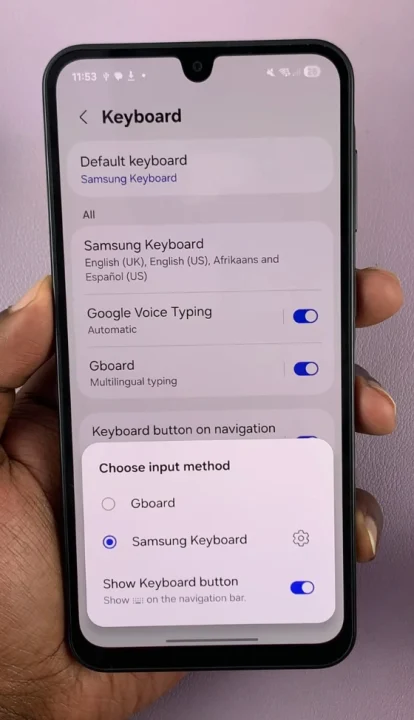 How To Set Gboard As Default Keyboard On Galaxy A17
