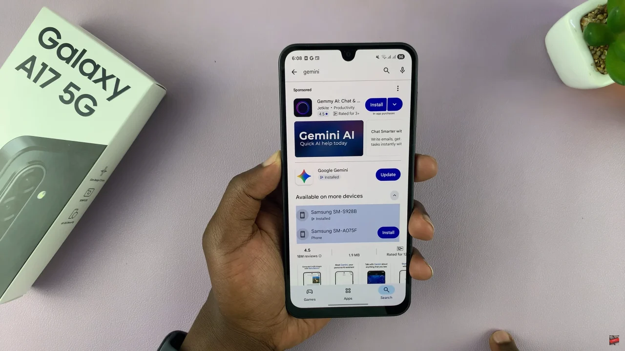 How To Add Google Gemini To Samsung Galaxy A17 5G