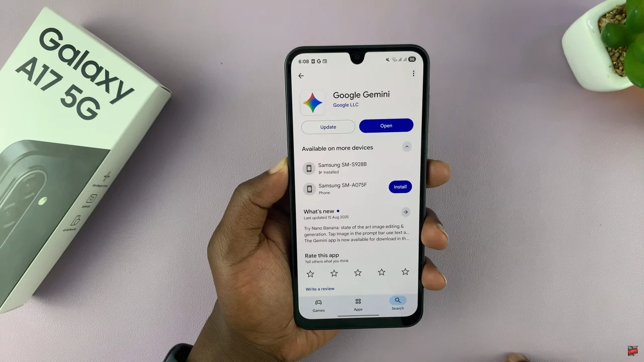 How To Add Google Gemini To Samsung Galaxy A17 5G