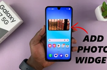 How To Add Photos Widget To Home Screen On Samsung Galaxy A17 5G