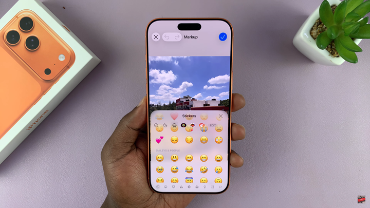 How To Add Stickers To Photos On iPhone 17 & 17 Pro