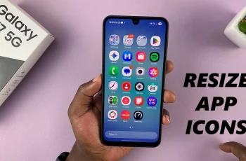 How To Adjust App Icons Size On Samsung Galaxy A17 5G How To Adjust App Icons Size On Samsung Galaxy A17 5G