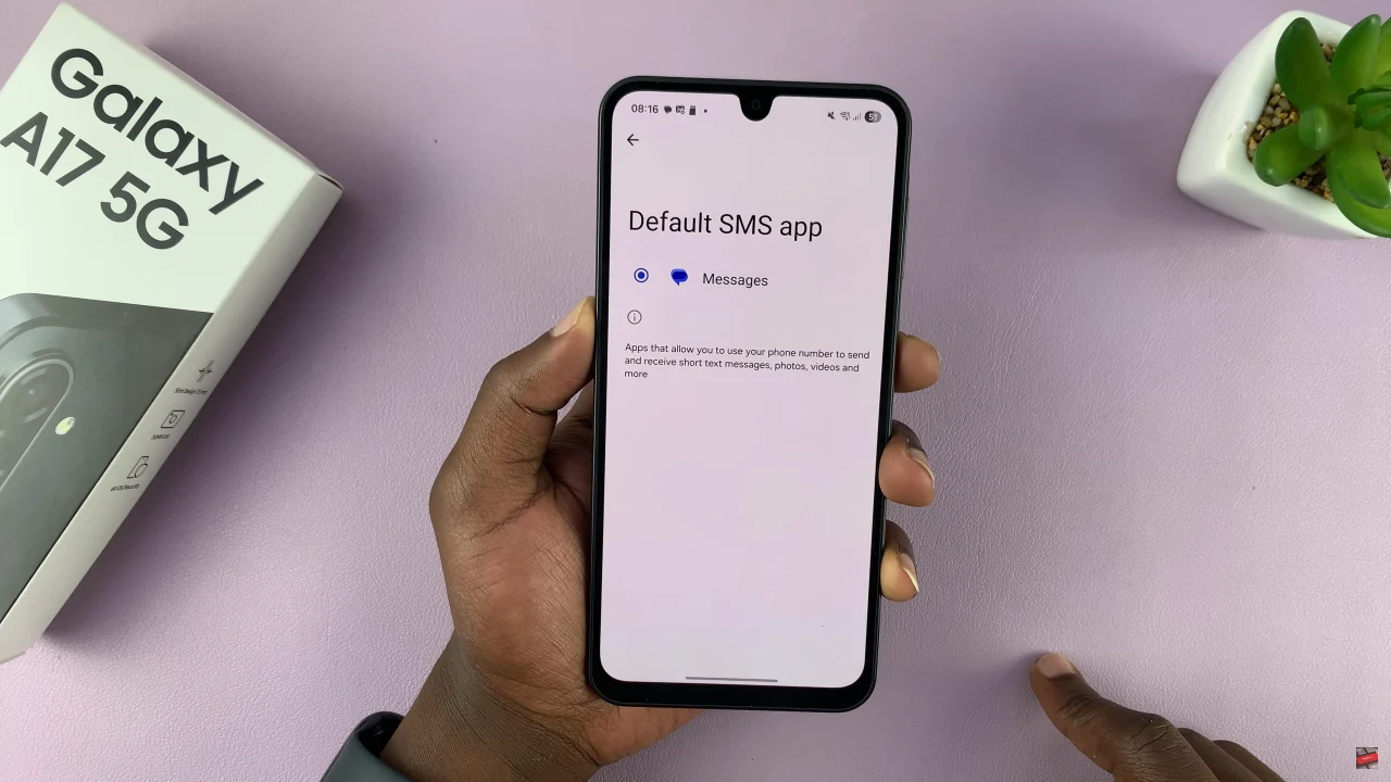 How To Change Default Messages App On Samsung Galaxy A17 5G
