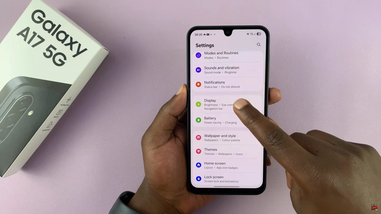 How To Change Font Style On Samsung Galaxy A17 5G