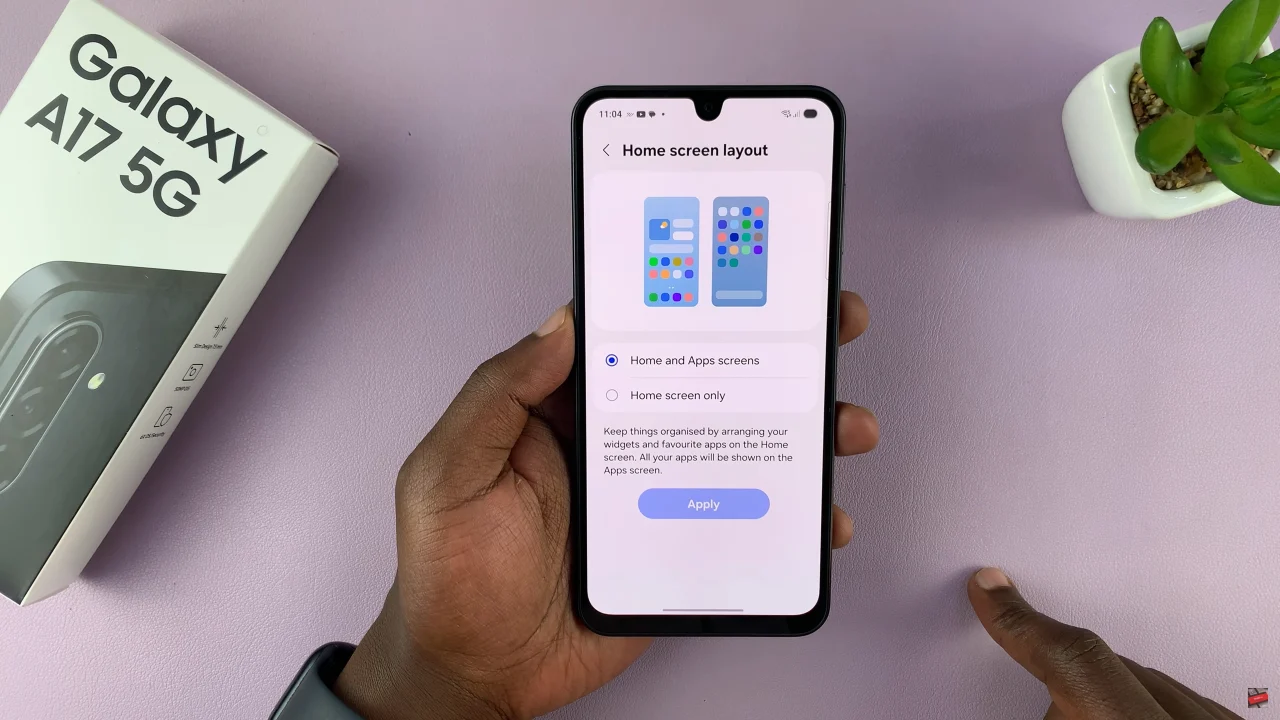 How To Change Home Screen Layout On Samsung Galaxy A17 5G