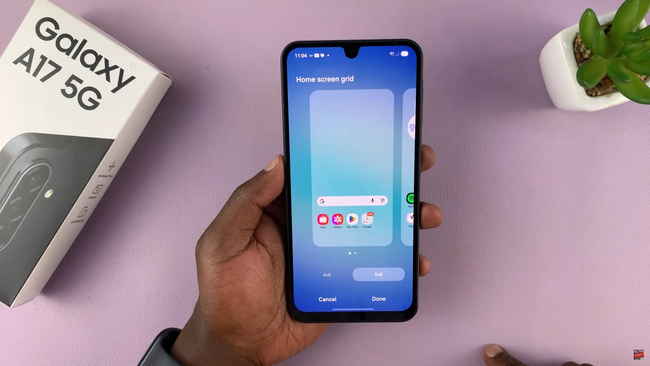 How To Change Home Screen Layout On Samsung Galaxy A17 5G