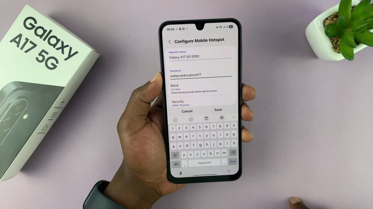 How To Change Hotspot Password On Samsung Galaxy A17 5G